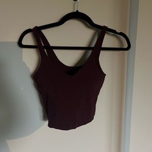 Lululemon Burgundy Align Tank